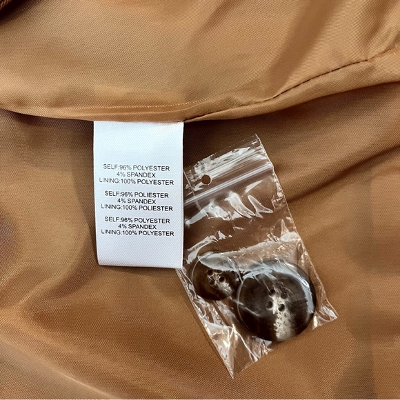 Vici Whiteroom + Cactus Blazer Tan 1 Button Closure Size XL - Picture 7 of 8